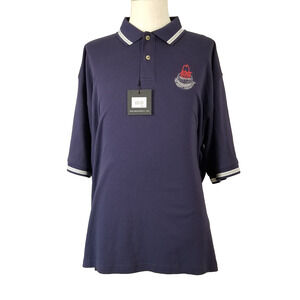 Ashworth Polo Shirt Mens XL Navy Arby’s Charity Tour Golf Embroidered Logo NWT
